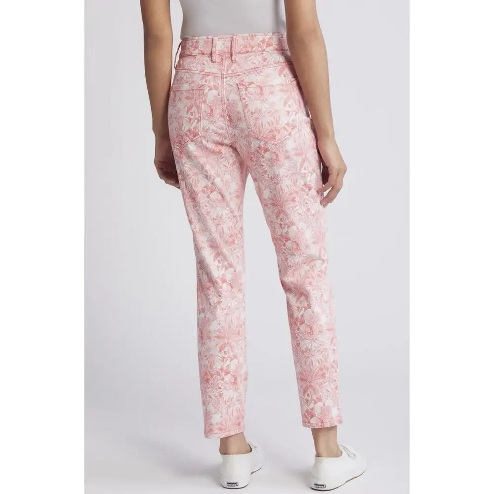 Tommy Bahama Boracay Beach High Rise Ankle Jeans in Paradise Pink - Size 10